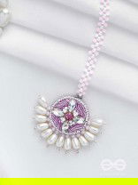 MUKHASHRI - FILLED WITH BEAUTY - STONES, CUTDANA AND BEADS EMBROIDERED MAANGTIKA