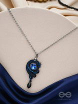 AALINDI - BLISS OF PEACE -BEADS AND SEQUINS EMBROIDERED NECKPIECE