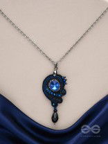 AALINDI - BLISS OF PEACE -BEADS AND SEQUINS EMBROIDERED NECKPIECE