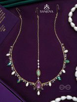 SIBIRA - SUPREME ROYALTY - STONE, BEADS AND GLASS DROPS EMBROIDERED MAANGTIKA