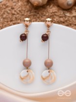SEASHELL SECRETS - CASUAL DROP EARRINGS
