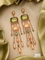 THE EMERALD CANOPY - EMBELLISHED DROP EARRINGS