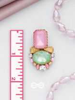 Varneeya - The Hued Jewels - Stones Hand Embroidered Earrings