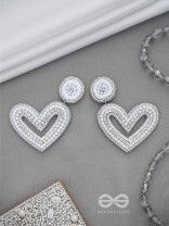 Sauhardika - Heartfealt Moments - Beads And Cut Dana Hand Embroidered Earrings