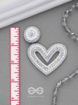 Sauhardika - Heartfealt Moments - Beads And Cut Dana Hand Embroidered Earrings