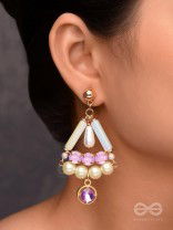 THE REGAL RADIANCE - GOLDEN EMBELLISHED EARRINGS