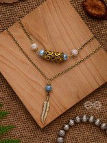 THE ANCIENT TREASURES - CASUAL MULTILAYERED NECKPIECE