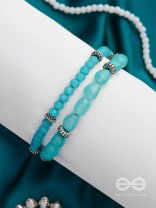 OCEANIC BLISS BEADS - MULTILAYER BEADED BRACELET