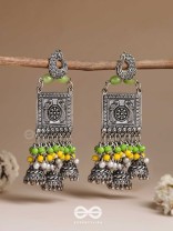 The Willow Wonders - Statement Oxidised And Beaded Earrings