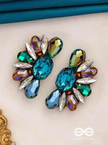 Manivarga - The gem collection - Stone embroidered earrings 