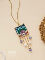 Damya - The Dreamhouse Heaven - Golden Embellished Hand Embroidered Neckpiece