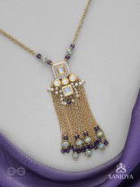 Vyushti - The First Gleam - Beads, Polki And Kundan Finished Neckpiece With Anti-Tarnish Coating 