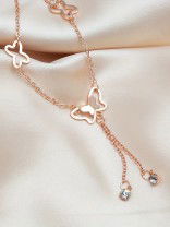 FLUTTERING MELODIES - CASUAL ROSEGOLD ANKLET