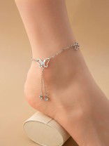 FLUTTERING MELODIES - CASUAL SILVER ANKLET