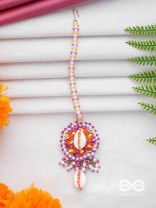 KAAKINI - A SHELL'S TREASURES - SHELL AND BEADS EMBROIDERED MAANGTIKA