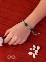 JUNGLE JIVE - OXIDISED EMBELLISHED BRACELET