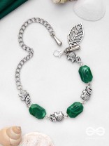 JUNGLE JIVE - OXIDISED EMBELLISHED BRACELET