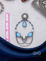 Ocean's Dreamland - Oxidised Beaded Earrings