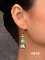 SKY DELIGHT DROPS - CLASSY SILVER EARRINGS