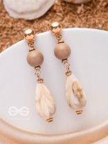 THE COASTAL DUNES - GOLDEN EMBELLISHED EARRINGS