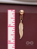 LEAPING LEAVES - GOLDEN DROP EARRINGS