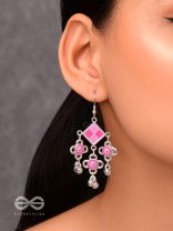 Dreamy Gala - Enamelled Oxidised Earrings