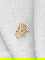 SPARKLIN' STAR - GOLDEN CZ NOSERING