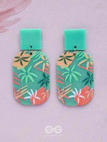 MYSTILEAF MARVELSCAPE - MULTICOLOR ACRYLIC EARRINGS