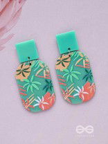 MYSTILEAF MARVELSCAPE - MULTICOLOR ACRYLIC EARRINGS