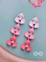 THE CHERRY BLOSSOMS - ELEGANT ACRYLIC EARRINGS