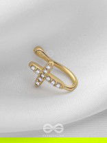 HEAVENLY HARMONY  - GOLDEN CZ NOSERING (NON-PIERCING)