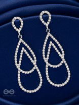 DROP IT LIKE IT'S HOT - STATEMENT SILVER EARRINGS