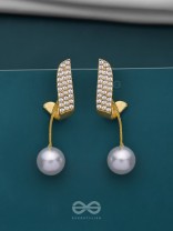 THE MELODIC TWIST - GOLDEN EMBELLISHED EAR JACKETS