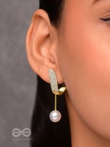 THE MELODIC TWIST - GOLDEN EMBELLISHED EAR JACKETS