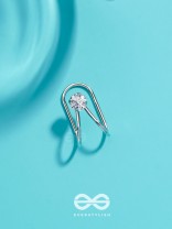 EVERMORE GEM GLEAM - SILVER EMBELLISHED EARCUFF