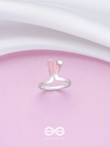 EASTER EARS - SILVER AND PINK RING (ONE SIZE)