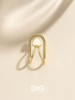 MINI LOVE TOKEN - GOLDEN EMBELLISHED EARCUFF (one ear)