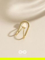 MINI LOVE TOKEN - GOLDEN EMBELLISHED EARCUFF (one ear)