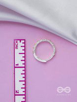 DAISY DREAMS - SILVER RING (ADJUSTABLE)