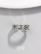 CELESTIAL LEGACY - STATEMENT SILVER RING (ADJUSTABLE)