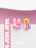 HOPS 'N HUES - MISMATCHED ACRYLIC EARRINGS