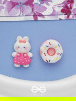 DONUT DARLINGS - MISMATCHED ACRYLIC STUD EARRINGS