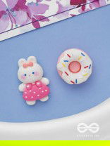 DONUT DARLINGS - MISMATCHED ACRYLIC STUD EARRINGS