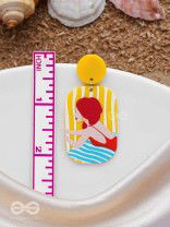 DIVE 'N DABBLE - STATEMENT ACRYLIC EARRINGS