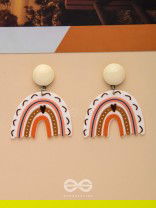 HEARTFELT RAINBOW - STATEMENT ACRYLIC EARRINGS 