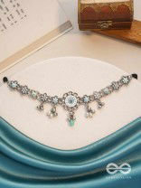 The Sky Bouquet- Enamelled Oxidised Neckpiece