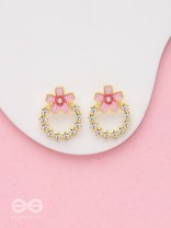 Sakura Sweetheart - Enameled Earrings