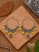 The Marigold Baubles- Silver Hoop Earrings