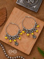 The Marigold Baubles- Silver Hoop Earrings