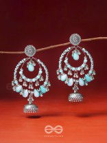 The Layers Of Horizon- Oxidised Earrings